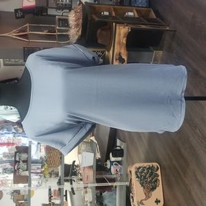 Blue Zanana outfitters XL blouse NWOT ar